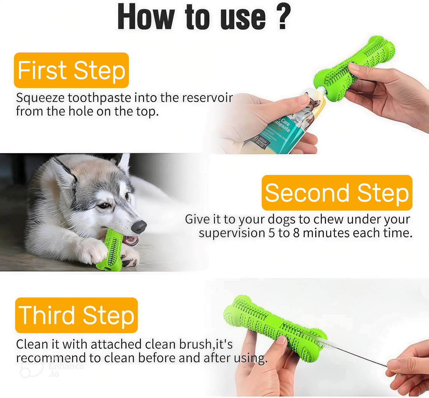 ChewBone Eco-Friendly Silicone Dental Toy